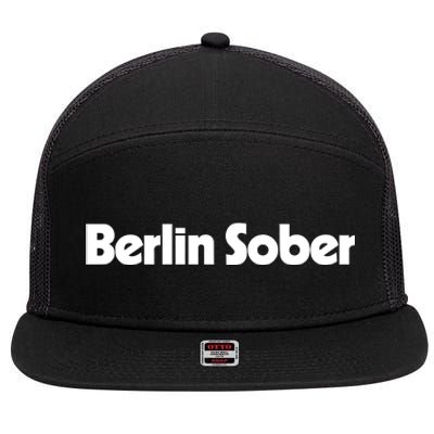 Ketapoloclub Berlin Sober 7 Panel Mesh Trucker Snapback Hat