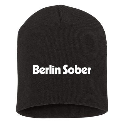 Ketapoloclub Berlin Sober Short Acrylic Beanie