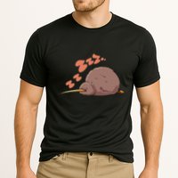Kiwi Bird Sleeping Tired Pajama Graphic Cooling Performance Crew T-Shirt