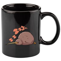 Kiwi Bird Sleeping Tired Pajama Graphic 11oz C Handle Ceramic Mug