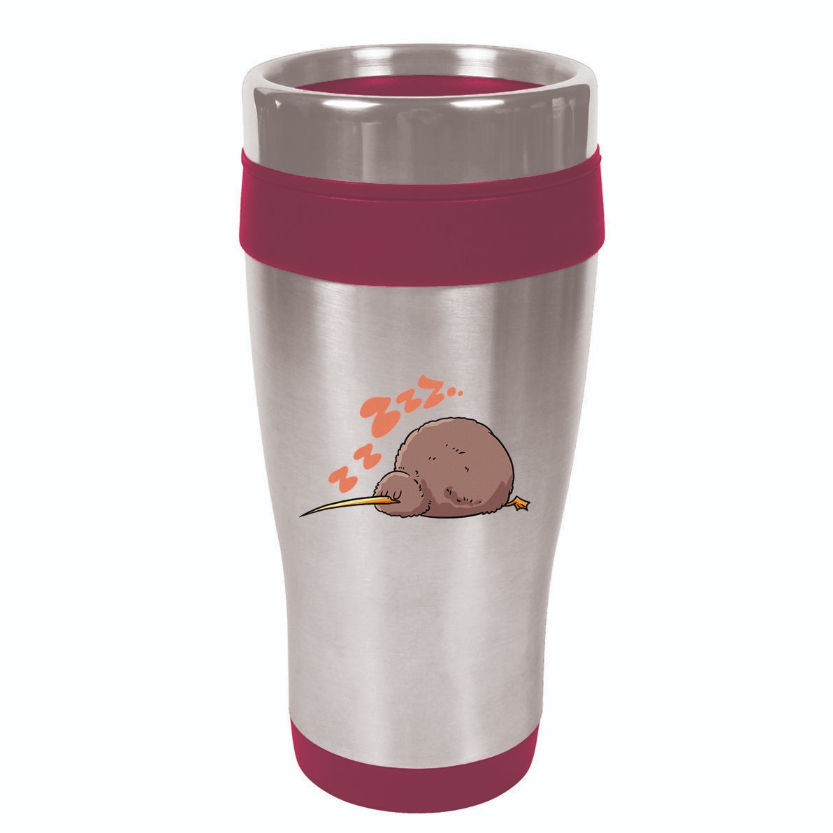 Kiwi Bird Sleeping Tired Pajama Graphic 16oz Travel Tumbler