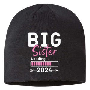 Kids Big Sister Loading 2024 Promoted To Big Sister 2024 Sustainable Beanie