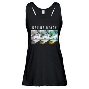 Kailua Beach Travel Souvenir Design Ladies Essential Flowy Tank