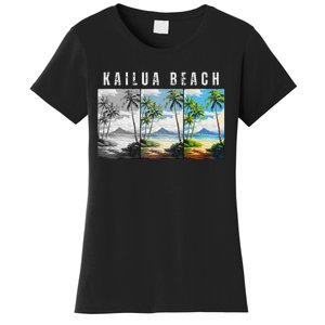 Kailua Beach Travel Souvenir Design Women's T-Shirt