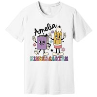 Kindergarten Back To School Retro Girls Teacher Life Premium T-Shirt