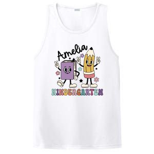 Kindergarten Back To School Retro Girls Teacher Life PosiCharge Competitor Tank