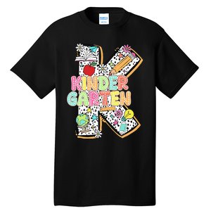 Kindergarten Back To School Teachers Students Kinder Crew Tall T-Shirt