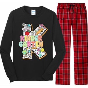 Kindergarten Back To School Teachers Students Kinder Crew Long Sleeve Pajama Set