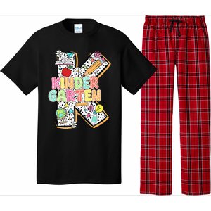 Kindergarten Back To School Teachers Students Kinder Crew Pajama Set