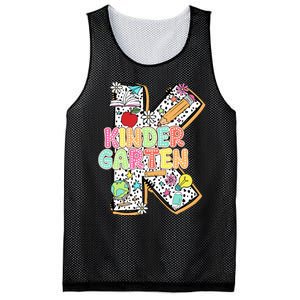 Kindergarten Back To School Teachers Students Kinder Crew Mesh Reversible Basketball Jersey Tank