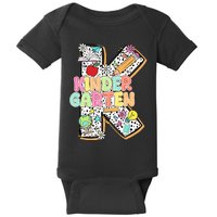 Kindergarten Back To School Teachers Students Kinder Crew Baby Bodysuit