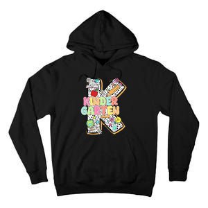 Kindergarten Back To School Teachers Students Kinder Crew Tall Hoodie