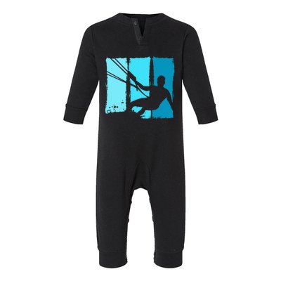 Kitesurf Board Trainer Kite Kiteboarding Kitesurfing Infant Fleece One Piece