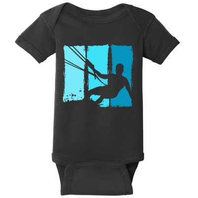 Kitesurf Board Trainer Kite Kiteboarding Kitesurfing Baby Bodysuit