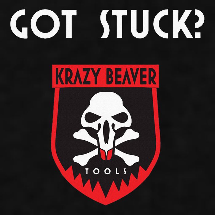 K.R.A.Z.Y B.E.A.V.E.R Tools Got Stuck Ladies PosiCharge Tri-Blend Wicking Tank