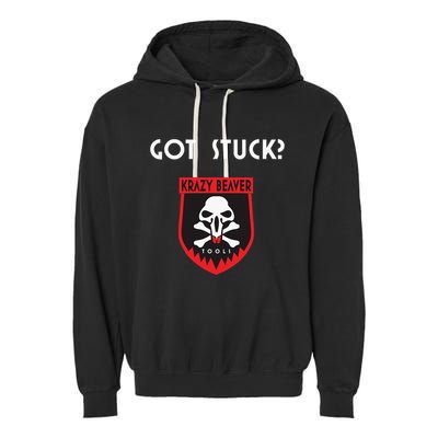 K.R.A.Z.Y B.E.A.V.E.R Tools Got Stuck Garment-Dyed Fleece Hoodie