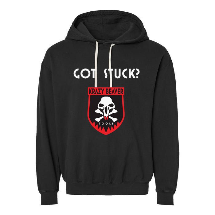 K.R.A.Z.Y B.E.A.V.E.R Tools Got Stuck Garment-Dyed Fleece Hoodie