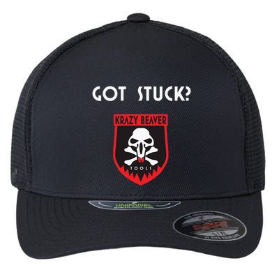 K.R.A.Z.Y B.E.A.V.E.R Tools Got Stuck Flexfit Unipanel Trucker Cap