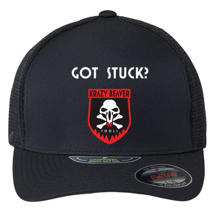 K.R.A.Z.Y B.E.A.V.E.R Tools Got Stuck Flexfit Unipanel Trucker Cap