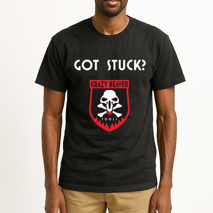 K.R.A.Z.Y B.E.A.V.E.R Tools Got Stuck Tall T-Shirt