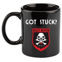 K.R.A.Z.Y B.E.A.V.E.R Tools Got Stuck 11oz C Handle Ceramic Mug
