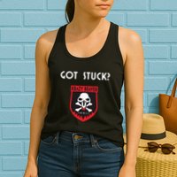 K.R.A.Z.Y B.E.A.V.E.R Tools Got Stuck Womens Tank Top
