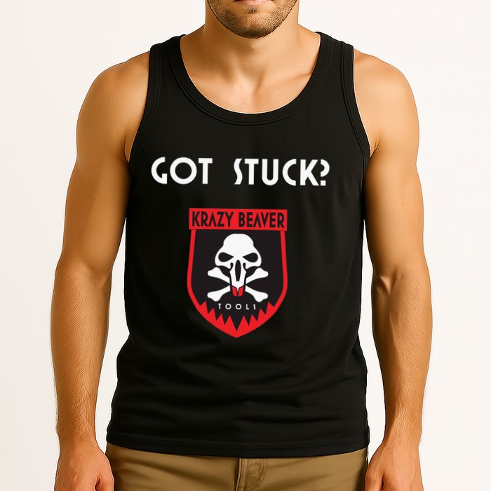 K.R.A.Z.Y B.E.A.V.E.R Tools Got Stuck Tank Top