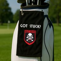 K.R.A.Z.Y B.E.A.V.E.R Tools Got Stuck Golf Towel