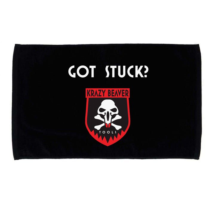 K.R.A.Z.Y B.E.A.V.E.R Tools Got Stuck Microfiber Hand Towel