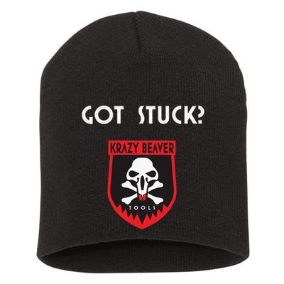 K.R.A.Z.Y B.E.A.V.E.R Tools Got Stuck Short Acrylic Beanie