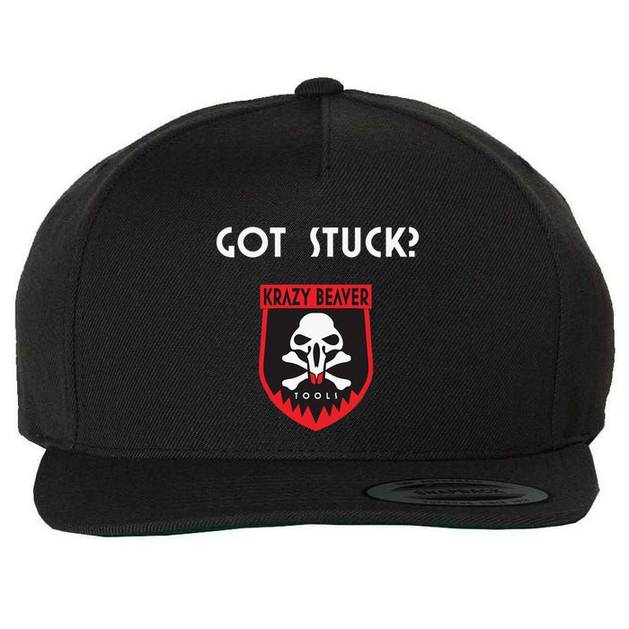 K.R.A.Z.Y B.E.A.V.E.R Tools Got Stuck Wool Snapback Cap