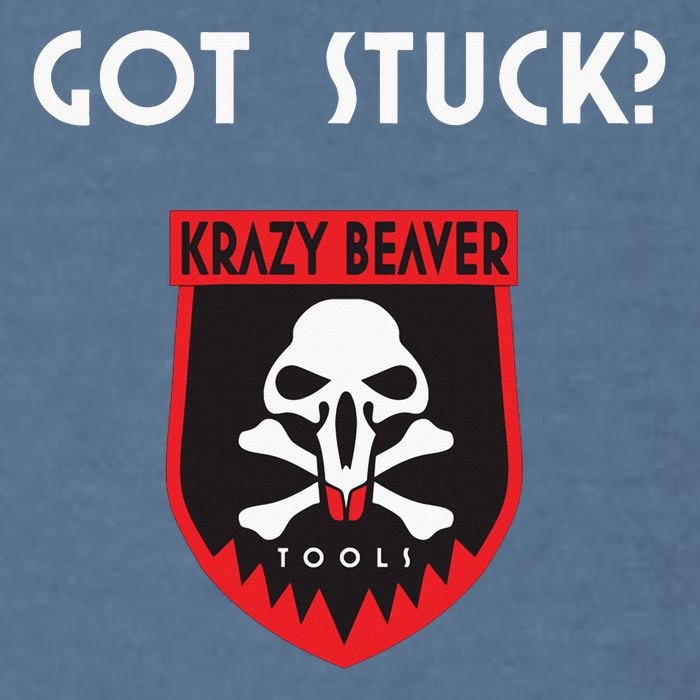 K.R.A.Z.Y B.E.A.V.E.R Tools Got Stuck Garment-Dyed Sweatshirt