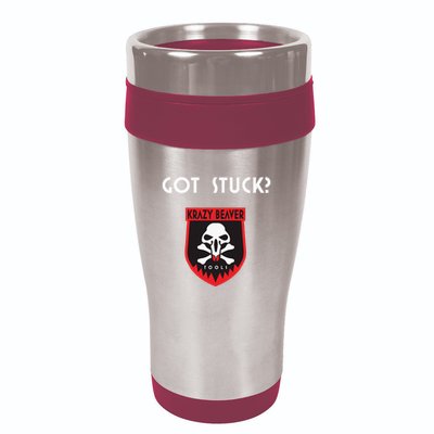 K.R.A.Z.Y B.E.A.V.E.R Tools Got Stuck 16oz Travel Tumbler