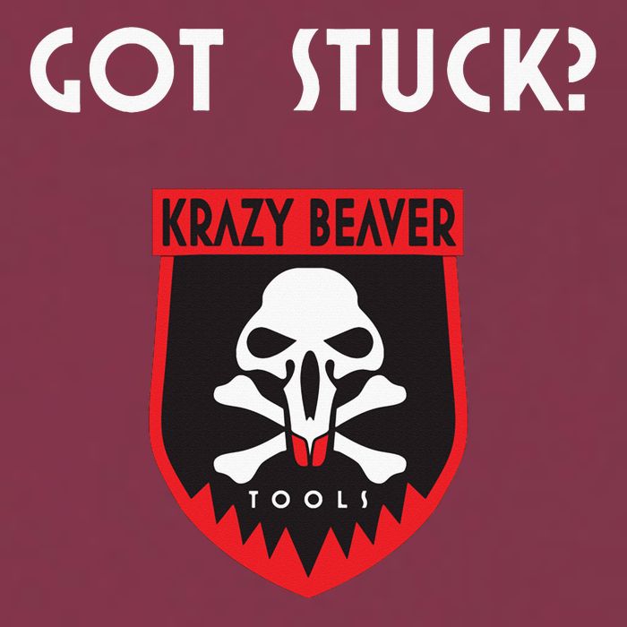 K.R.A.Z.Y B.E.A.V.E.R Tools Got Stuck 16oz Travel Tumbler