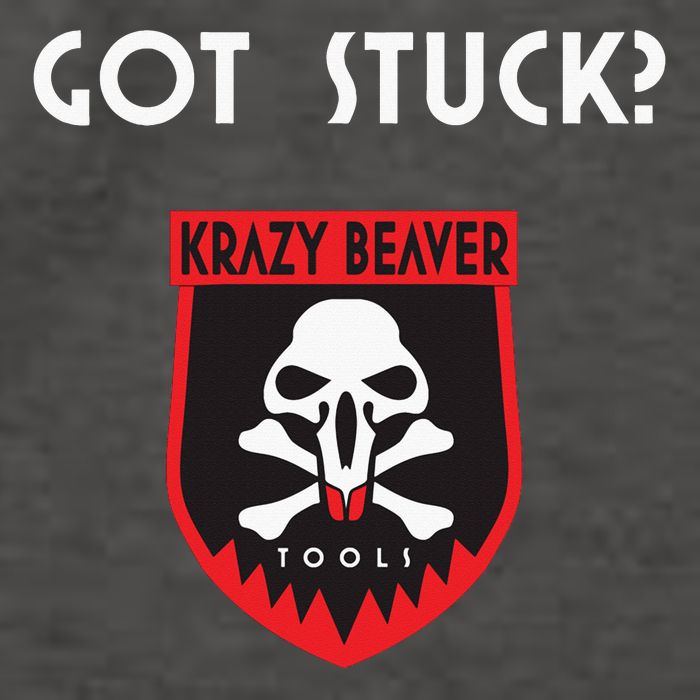 K.R.A.Z.Y B.E.A.V.E.R Tools Got Stuck Vector Backpack