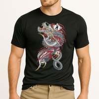 Kiryu Back Tattoo Cooling Performance Crew T-Shirt