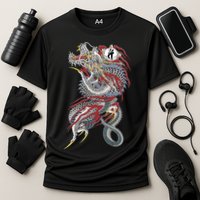 Kiryu Back Tattoo Cooling Performance Crew T-Shirt