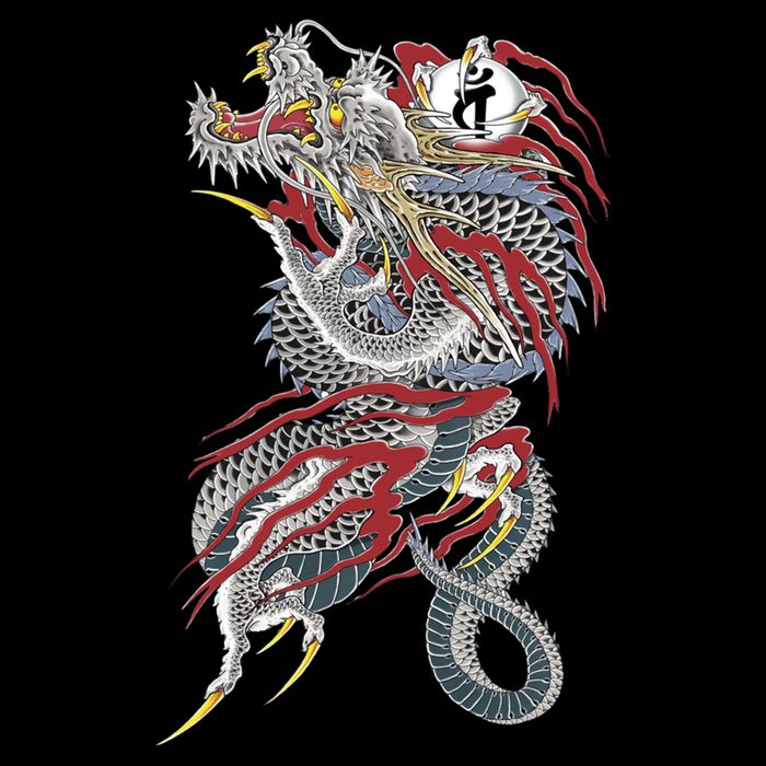 Kiryu Back Tattoo Cooling Performance Crew T-Shirt