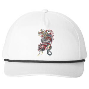 Kiryu Back Tattoo Snapback Five-Panel Rope Hat