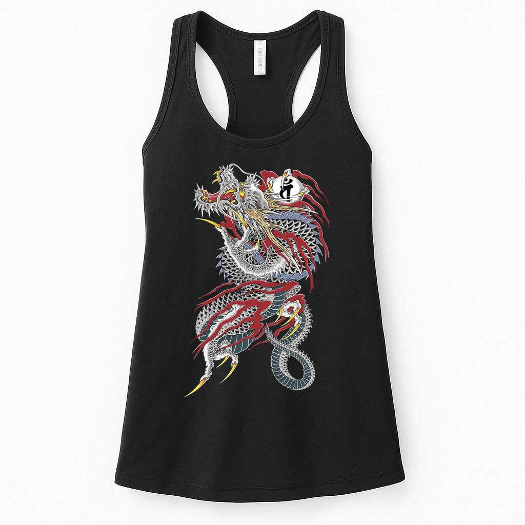 Kiryu Back Tattoo Womens Tank Top