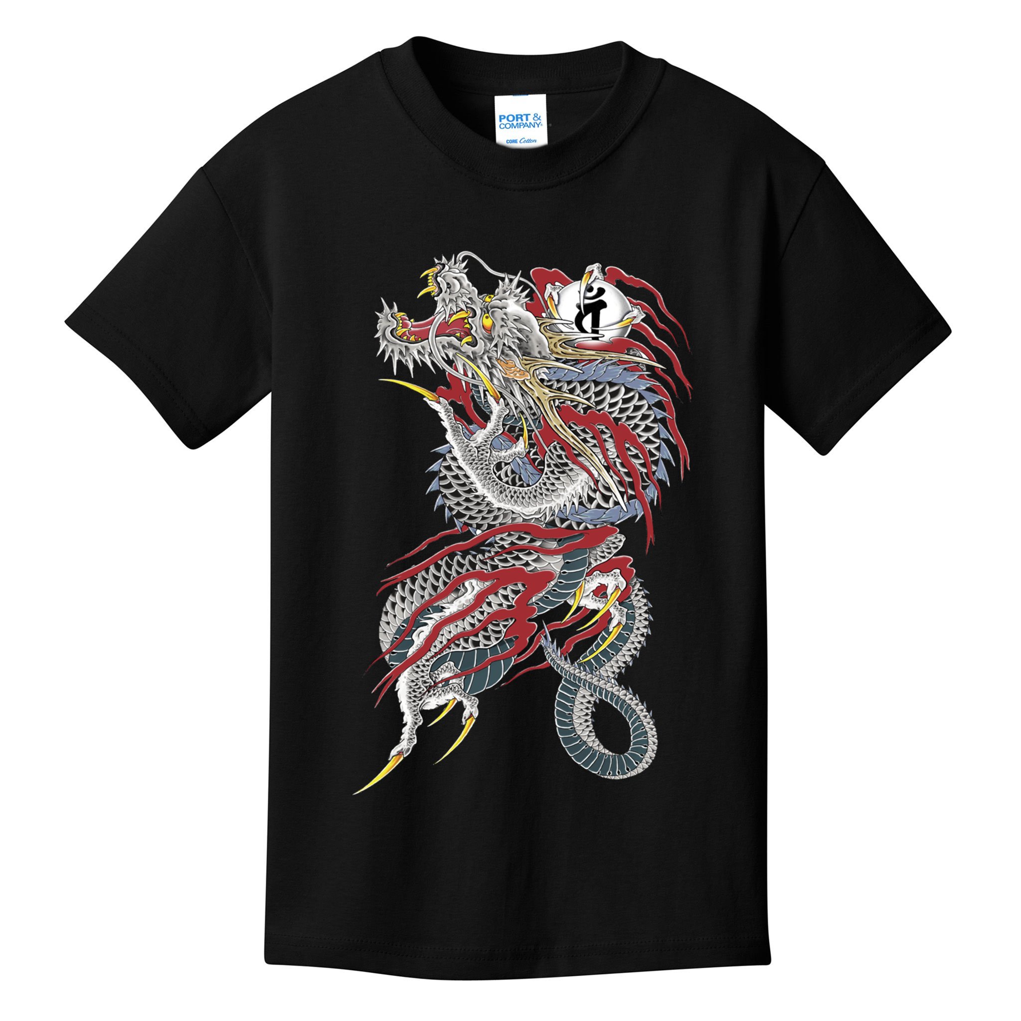 Kiryu Back Tattoo Kids T-Shirt