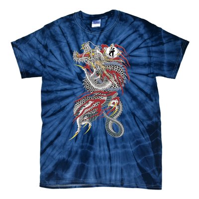 Kiryu Back Tattoo Tie-Dye T-Shirt