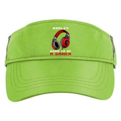 Karley Born To Be A Gamer Personalized Gift Adult Drive Performance Visor