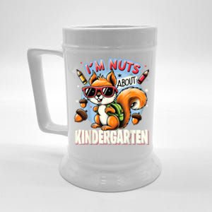 Kindergarten Back To School 1st Day Of Kindergarten Squirrel Beer Stein