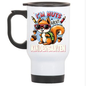 Kindergarten Back To School 1st Day Of Kindergarten Squirrel Stainless Steel Travel Mug