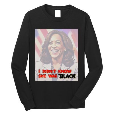 Kamala Black Trump Meme Trend Long Sleeve Shirt