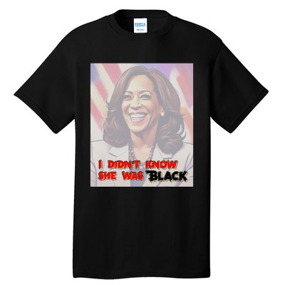 Kamala Black Trump Meme Trend Tall T-Shirt