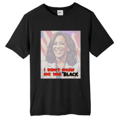 Kamala Black Trump Meme Trend Tall Fusion ChromaSoft Performance T-Shirt