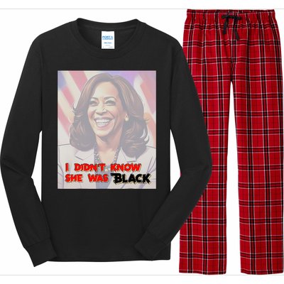 Kamala Black Trump Meme Trend Long Sleeve Pajama Set