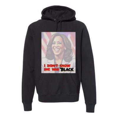 Kamala Black Trump Meme Trend Premium Hoodie